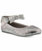 Kenneth Cole New York Little Big Girls Rose Bowie Ballet Silver size 4M